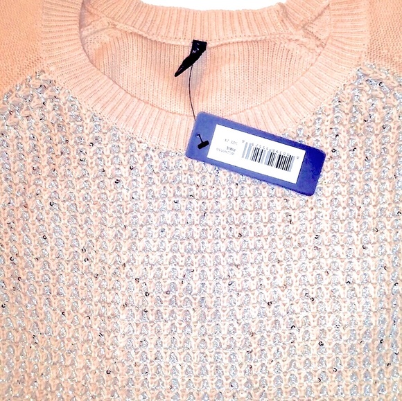 🛑BOGO 🆕Luxe "Soft Powder" Sequin Sweater - Picture 6 of 7